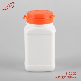 60粒深海鱼油软胶囊HDPE塑料瓶 120ML深海鱼油塑料瓶厂家B-120D