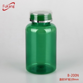 益生菌塑料罐厂家直供 200ML PET食品酵素塑料瓶 保健食品包装瓶B-200N